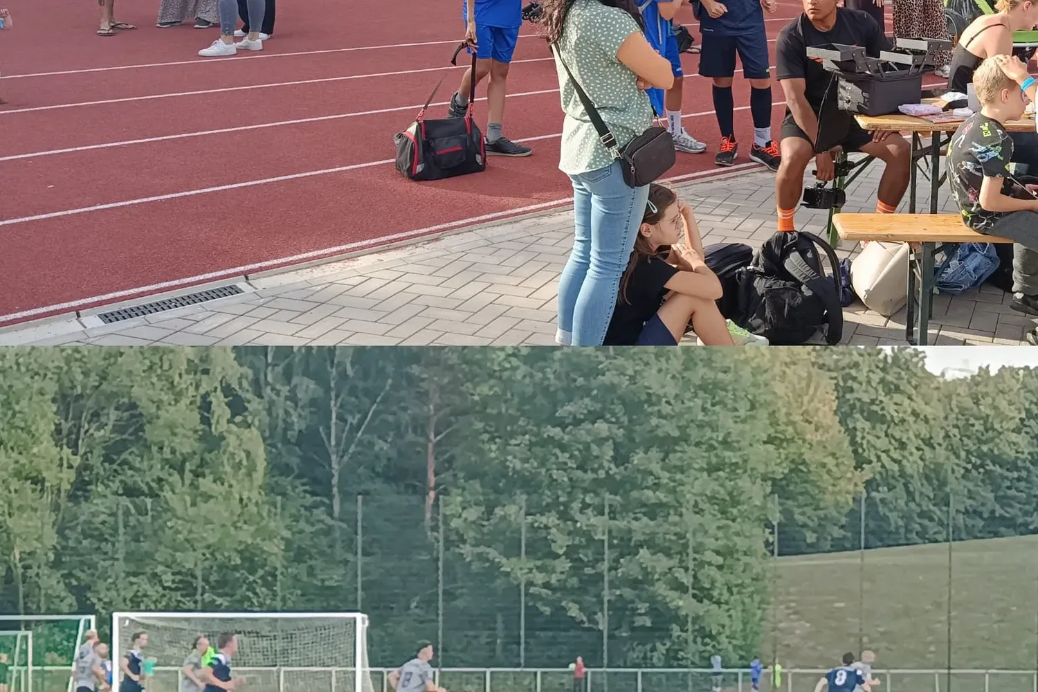 Rückblick auf die Platzeinweihung am Samstag ...