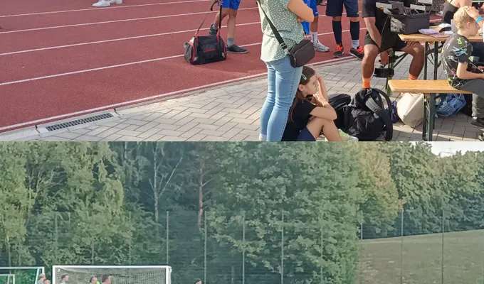 Rückblick auf die Platzeinweihung am Samstag ...