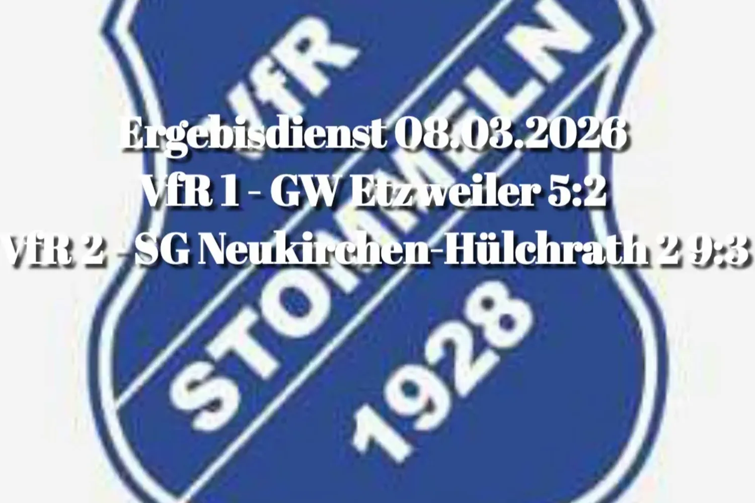 Heimspieltag mit Doppelsieg unserer Seniorenmannschaften ...