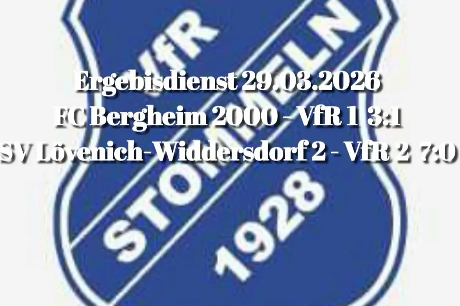 Doppelniederlage unserer Seniorenmannschaften ⚽🔵⚪ ... 