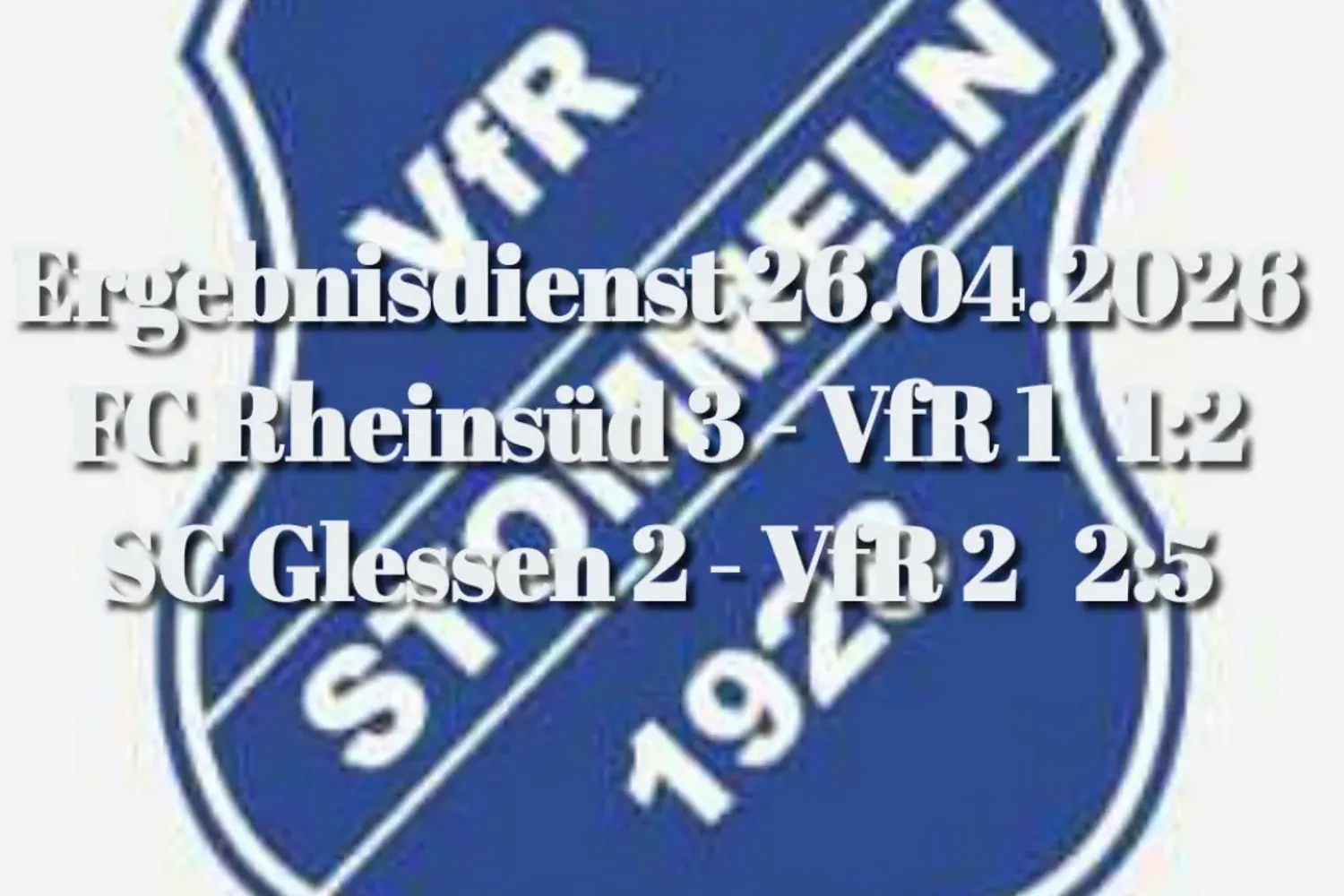 Doppelsieg unserer Seniorenmannschaften ⚽🔵⚪
