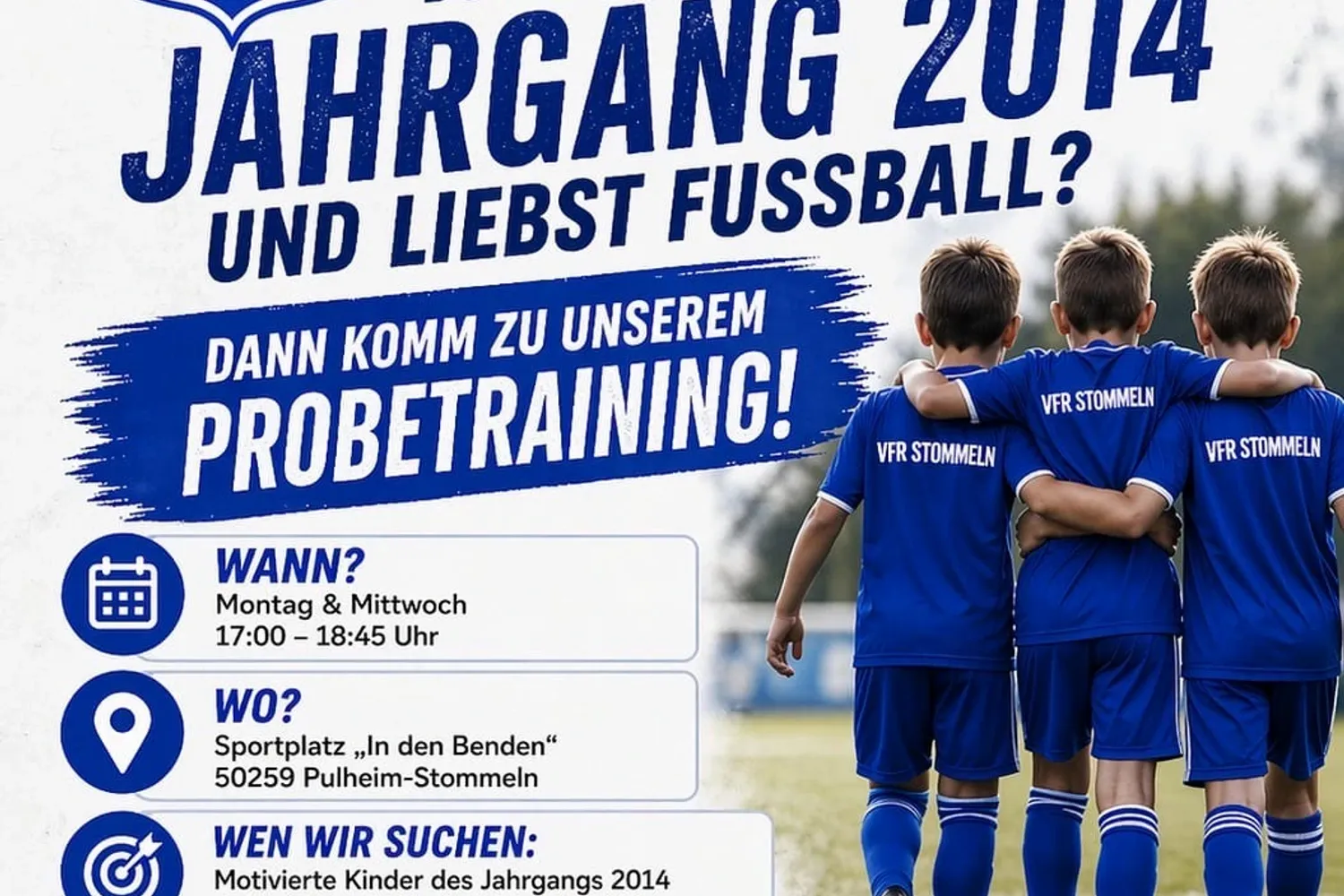 Wir suchen Euch!!! Jahrgang 2014