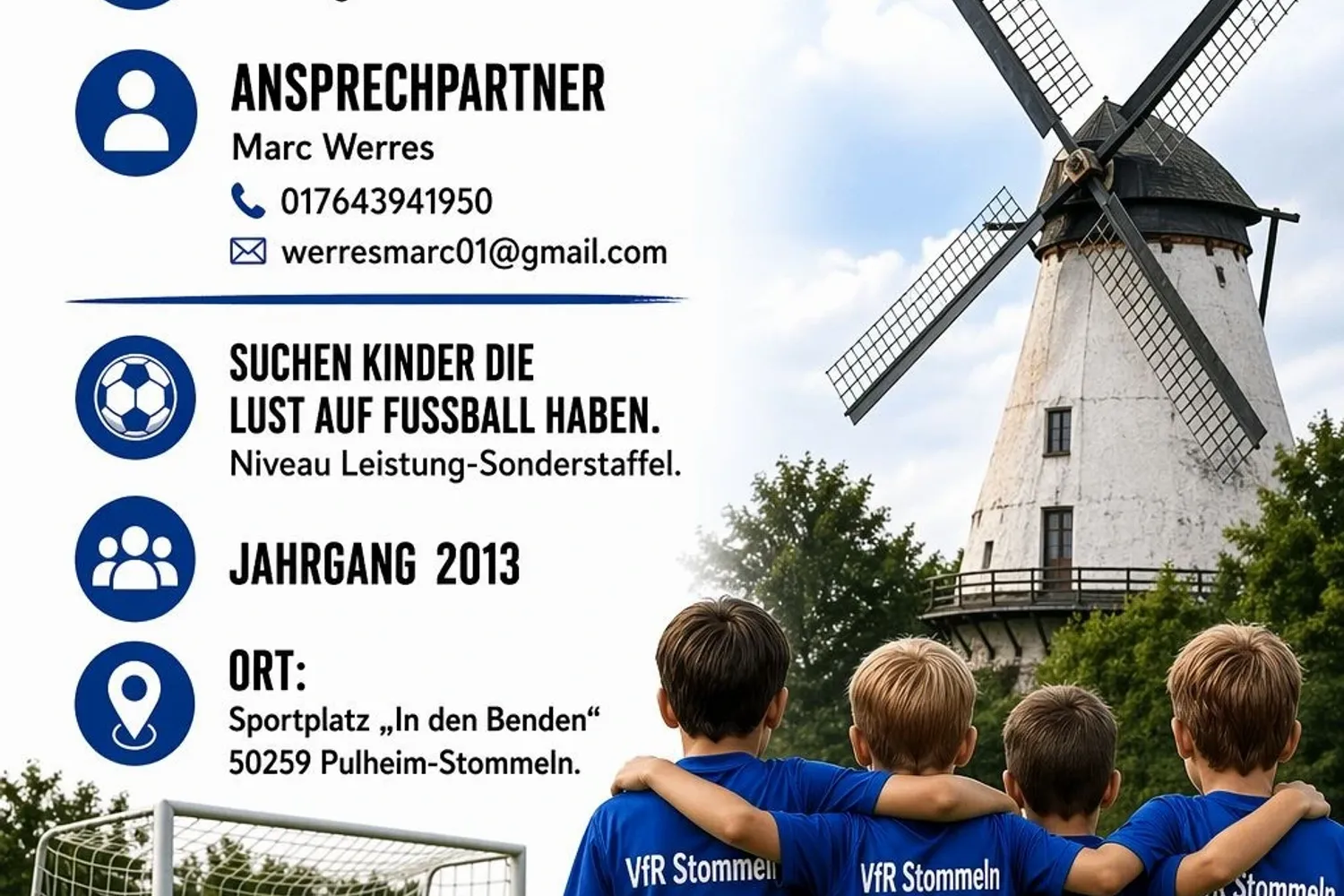  Wir suchen Euch!!! Jahrgang 2013