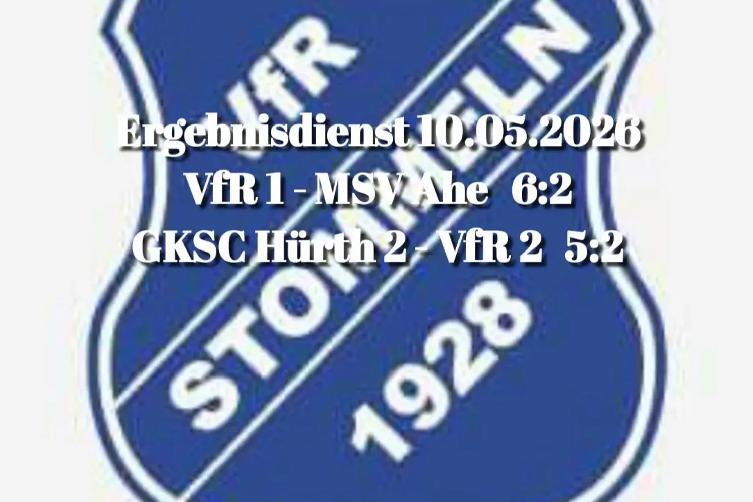 Spiele unserer Seniorenmannschaften am 20.05.2026 ⚽🔵⚪