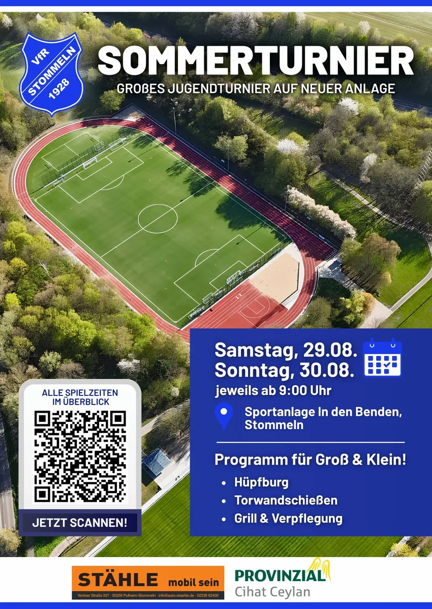 Turnierplakat Einladung Eltern